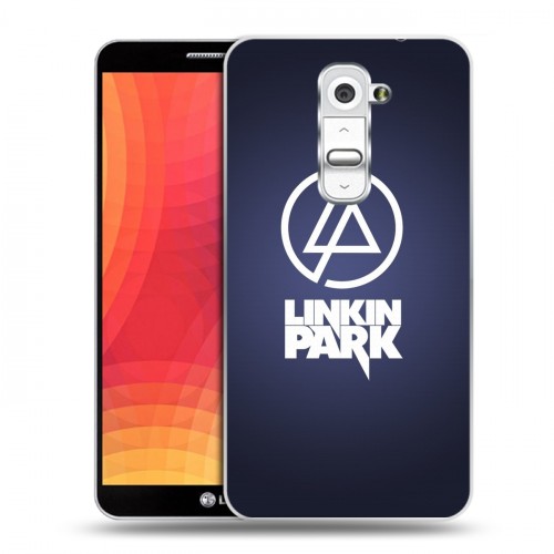 Дизайнерский пластиковый чехол для LG Optimus G2 Linkin Park