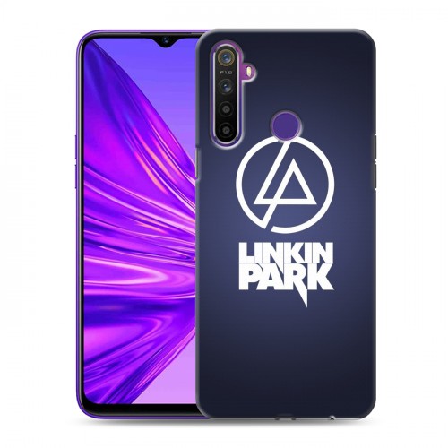 Дизайнерский силиконовый чехол для Realme 5 Linkin Park