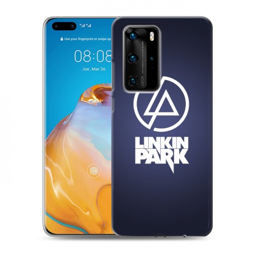 Дизайнерский пластиковый чехол для Huawei P40 Pro Linkin Park