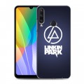 Дизайнерский пластиковый чехол для Huawei Y6p Linkin Park