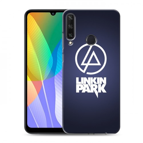 Дизайнерский пластиковый чехол для Huawei Y6p Linkin Park