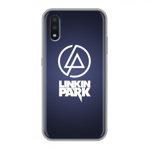 Дизайнерский силиконовый чехол для Samsung Galaxy M01 Linkin Park