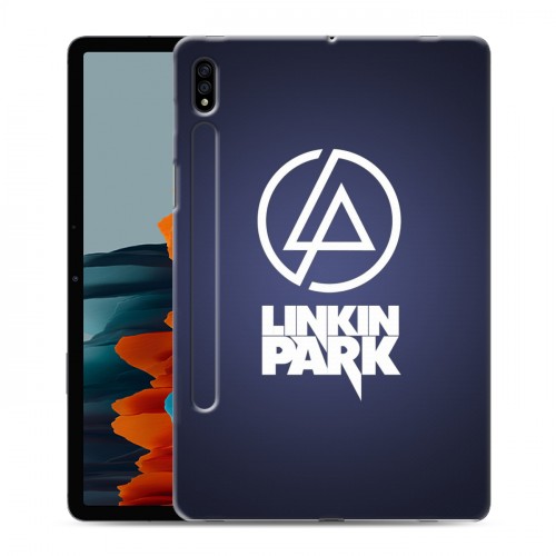 Дизайнерский силиконовый чехол для Samsung Galaxy Tab S7 Linkin Park