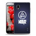 Дизайнерский пластиковый чехол для LG Optimus G Linkin Park