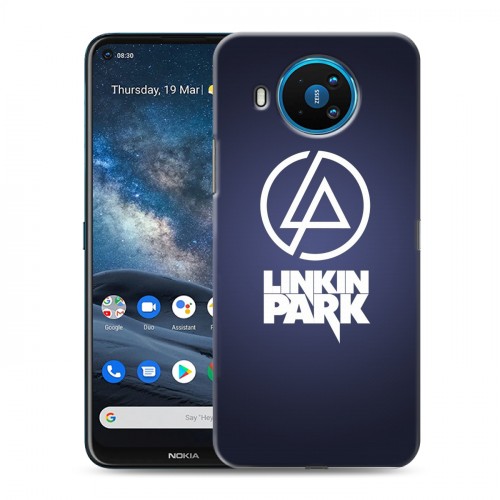 Дизайнерский пластиковый чехол для Nokia 8.3 Linkin Park