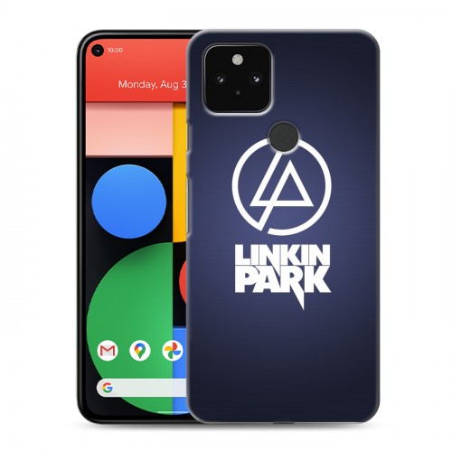 Дизайнерский пластиковый чехол для Google Pixel 5 Linkin Park
