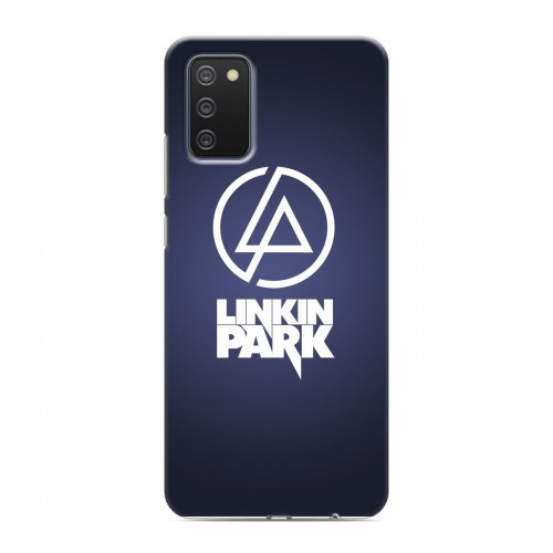 Дизайнерский пластиковый чехол для Samsung Galaxy A02s Linkin Park