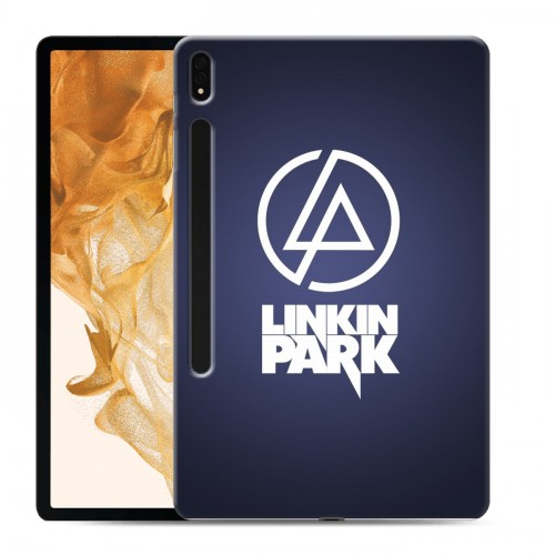 Дизайнерский силиконовый чехол для Samsung Galaxy Tab S8 Plus Linkin Park