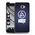 Дизайнерский пластиковый чехол для HTC Butterfly S Linkin Park