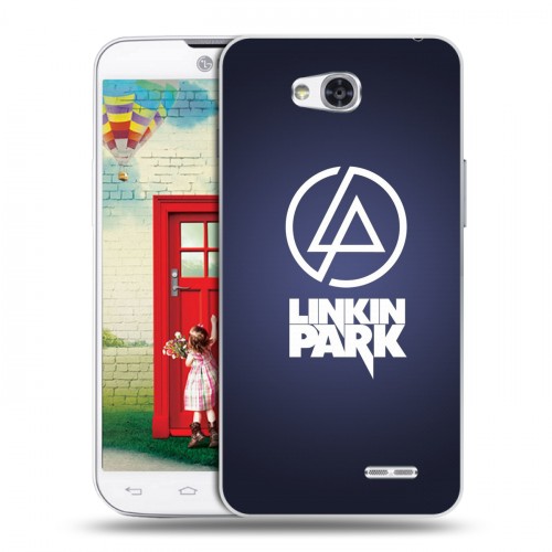 Дизайнерский пластиковый чехол для LG L80 Linkin Park