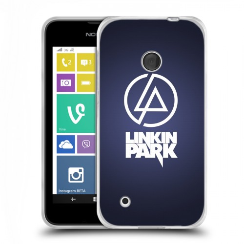 Дизайнерский пластиковый чехол для Nokia Lumia 530 Linkin Park