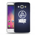 Дизайнерский пластиковый чехол для LG L60 Linkin Park