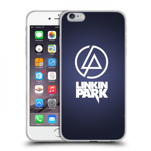 Дизайнерский силиконовый чехол для Iphone 6 Plus/6s Plus Linkin Park