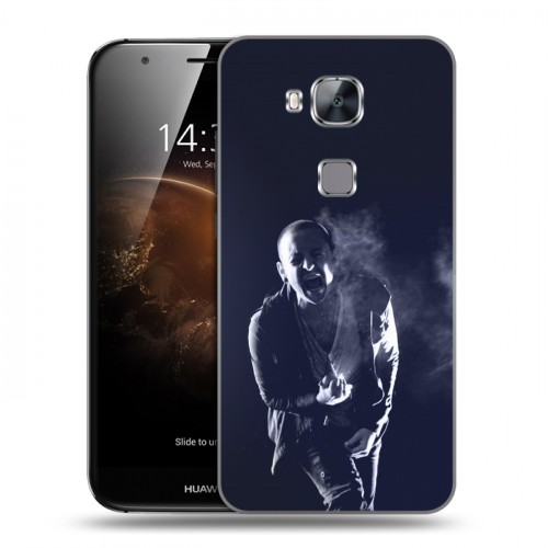 Дизайнерский пластиковый чехол для Huawei G8 Linkin Park