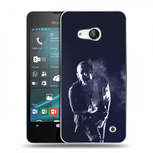 Дизайнерский пластиковый чехол для Microsoft Lumia 550 Linkin Park