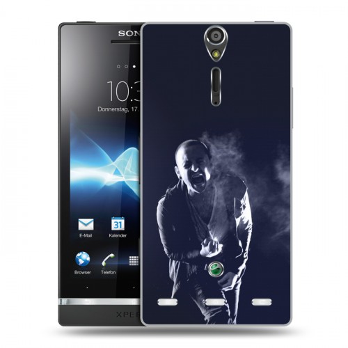 Дизайнерский пластиковый чехол для Sony Xperia S Linkin Park