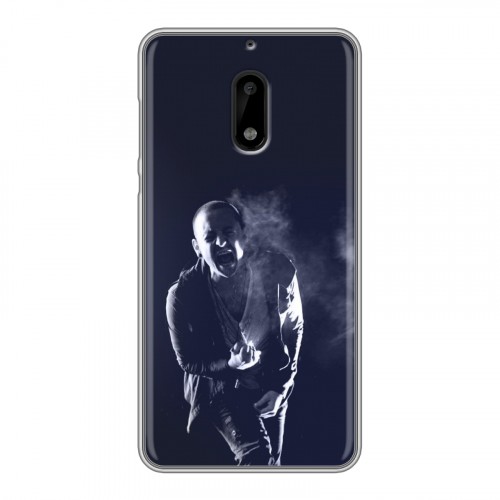 Дизайнерский пластиковый чехол для Nokia 6 Linkin Park