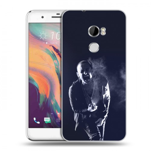 Дизайнерский пластиковый чехол для HTC One X10 Linkin Park