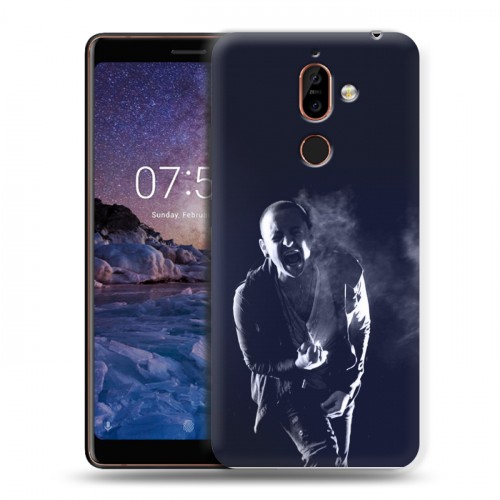 Дизайнерский пластиковый чехол для Nokia 7 Plus Linkin Park