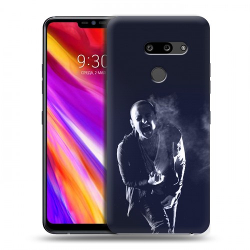 Дизайнерский пластиковый чехол для LG G8 ThinQ Linkin Park