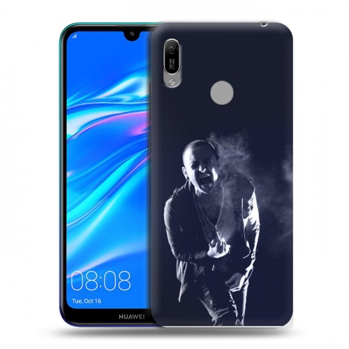 Дизайнерский пластиковый чехол для Huawei Y6 (2019) Linkin Park