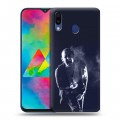 Дизайнерский пластиковый чехол для Samsung Galaxy M20 Linkin Park