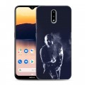 Дизайнерский силиконовый с усиленными углами чехол для Nokia 2.3 Linkin Park