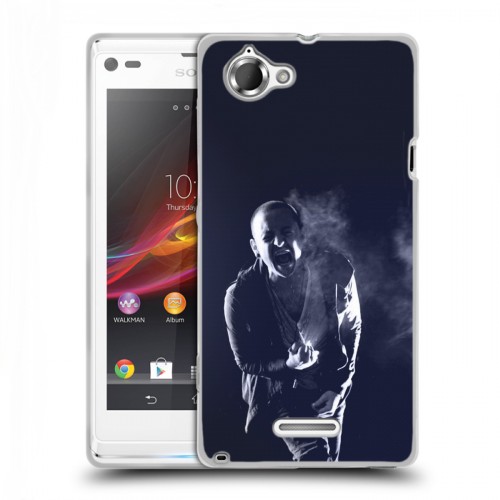 Дизайнерский пластиковый чехол для Sony Xperia L Linkin Park