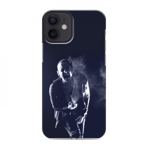 Дизайнерский силиконовый с усиленными углами чехол для Iphone 12 Mini Linkin Park