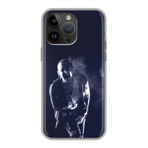 Дизайнерский силиконовый чехол для Iphone 14 Pro Max Linkin Park