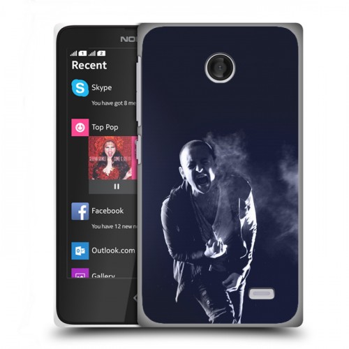 Дизайнерский пластиковый чехол для Nokia X Linkin Park