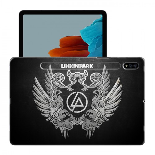 Дизайнерский силиконовый чехол для Samsung Galaxy Tab S7 Linkin Park