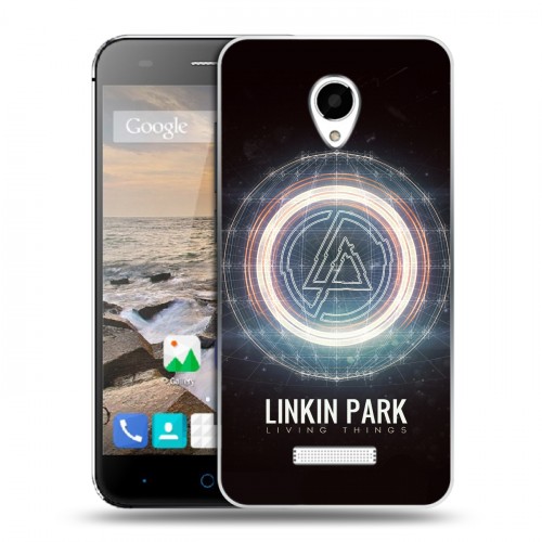 Дизайнерский силиконовый чехол для Micromax Canvas Spark Linkin Park