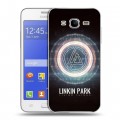 Дизайнерский пластиковый чехол для Samsung Galaxy J7 Linkin Park