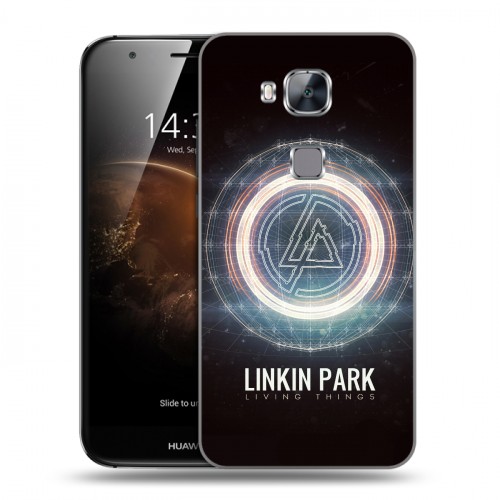 Дизайнерский пластиковый чехол для Huawei G8 Linkin Park