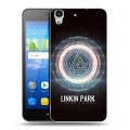 Дизайнерский пластиковый чехол для Huawei Y6 Linkin Park