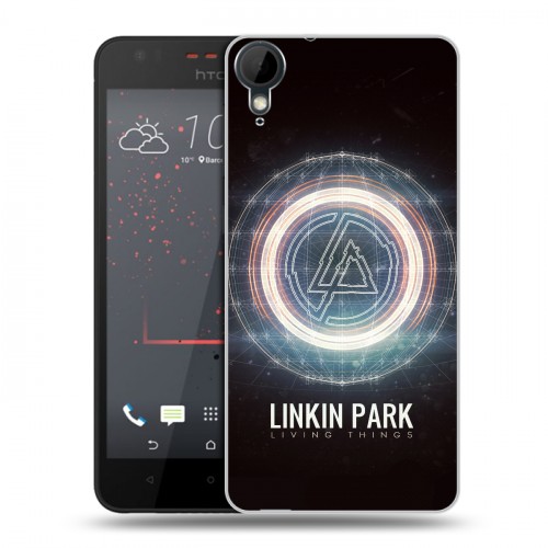 Дизайнерский пластиковый чехол для HTC Desire 825 Linkin Park