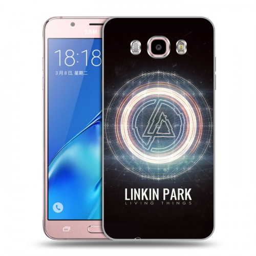 Дизайнерский пластиковый чехол для Samsung Galaxy J5 (2016) Linkin Park