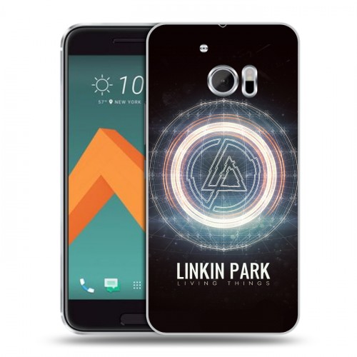 Дизайнерский пластиковый чехол для HTC 10 Linkin Park