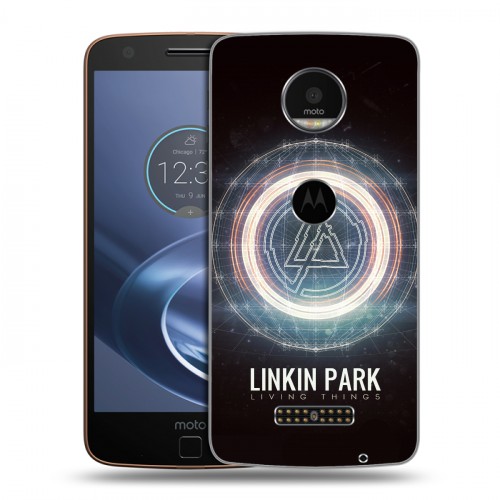 Дизайнерский пластиковый чехол для Lenovo Moto Z Linkin Park