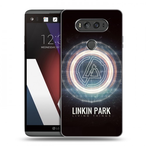 Дизайнерский пластиковый чехол для LG V20 Linkin Park