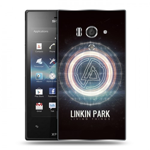 Дизайнерский пластиковый чехол для Sony Xperia acro S Linkin Park