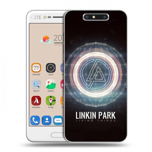 Дизайнерский пластиковый чехол для ZTE Blade V8 Linkin Park