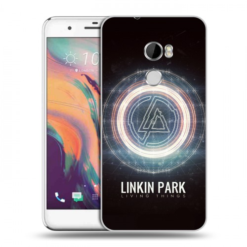 Дизайнерский пластиковый чехол для HTC One X10 Linkin Park