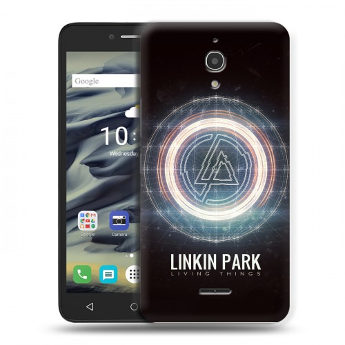 Дизайнерский силиконовый чехол для Alcatel Pixi 4 (6) 9001d Linkin Park