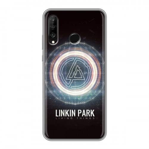 Дизайнерский силиконовый чехол для Huawei P30 Lite Linkin Park