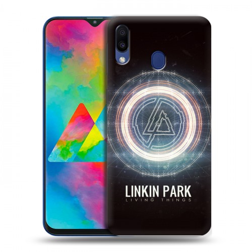 Дизайнерский пластиковый чехол для Samsung Galaxy M20 Linkin Park