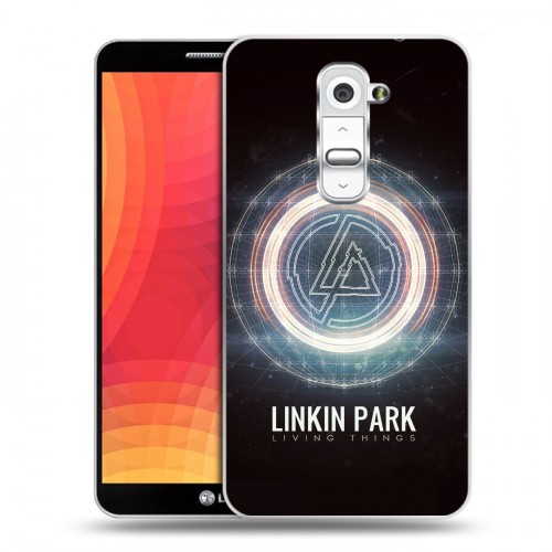 Дизайнерский пластиковый чехол для LG Optimus G2 Linkin Park