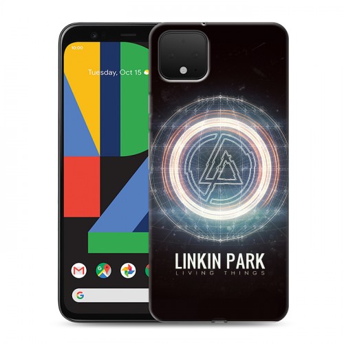 Дизайнерский пластиковый чехол для Google Pixel 4 Linkin Park