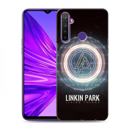 Дизайнерский силиконовый чехол для Realme 5 Linkin Park